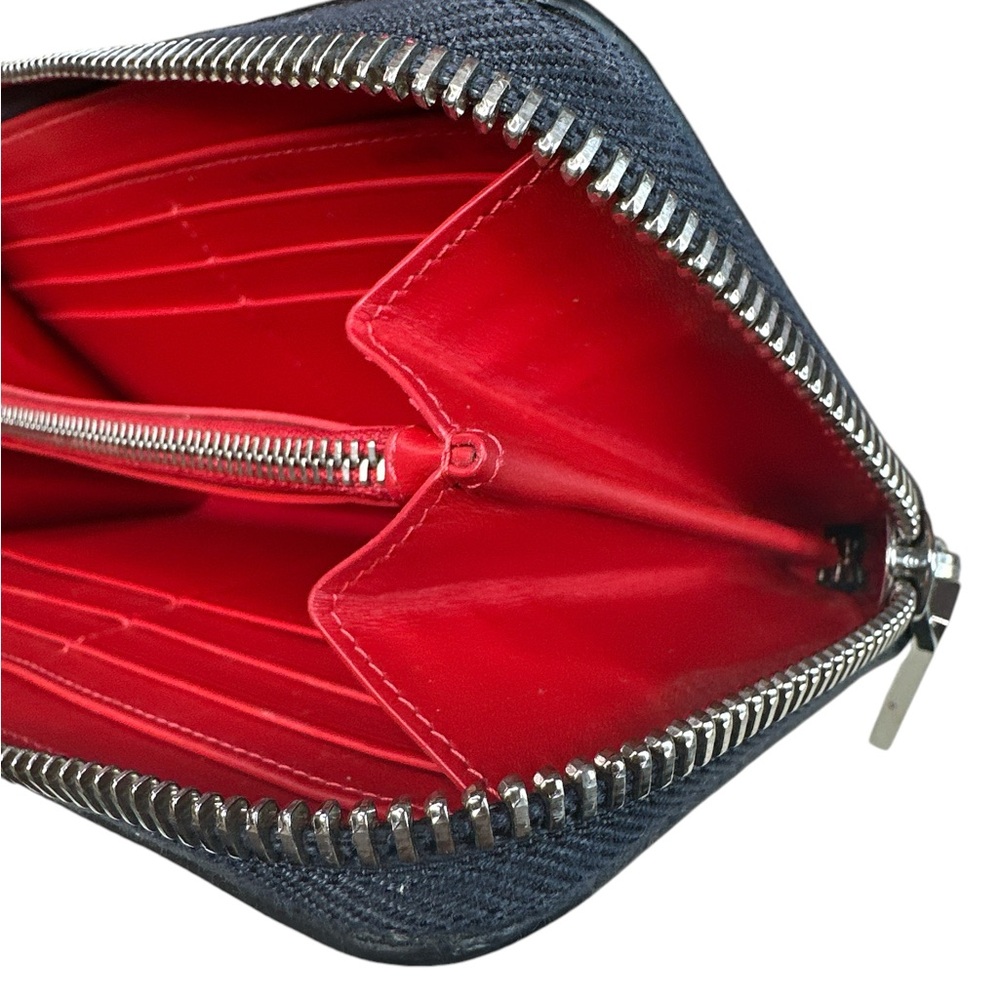 #2505 CHRISTIAN LOUBOUTIN studding long zip wallet - Picture 7 of 13